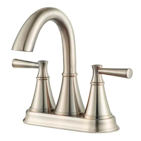 Pfister Pfister Cantara 4-Inch Centerset Bath Faucet Brushed Nickel LF-048-CRKK